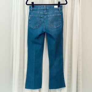 PAIGE Rory Raw Hem Crop Flare Jeans